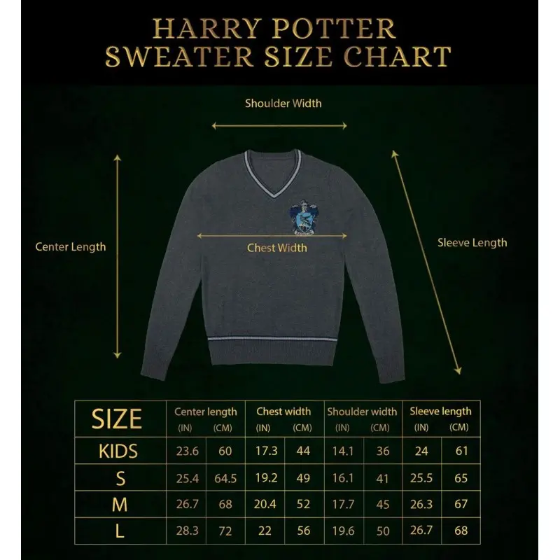 Harry Potter Sweater Ravenclaw  (L) | 4895205603042