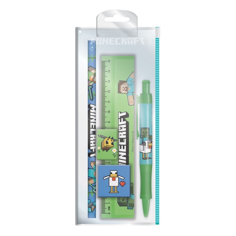Minecraft set papeterie 5 
