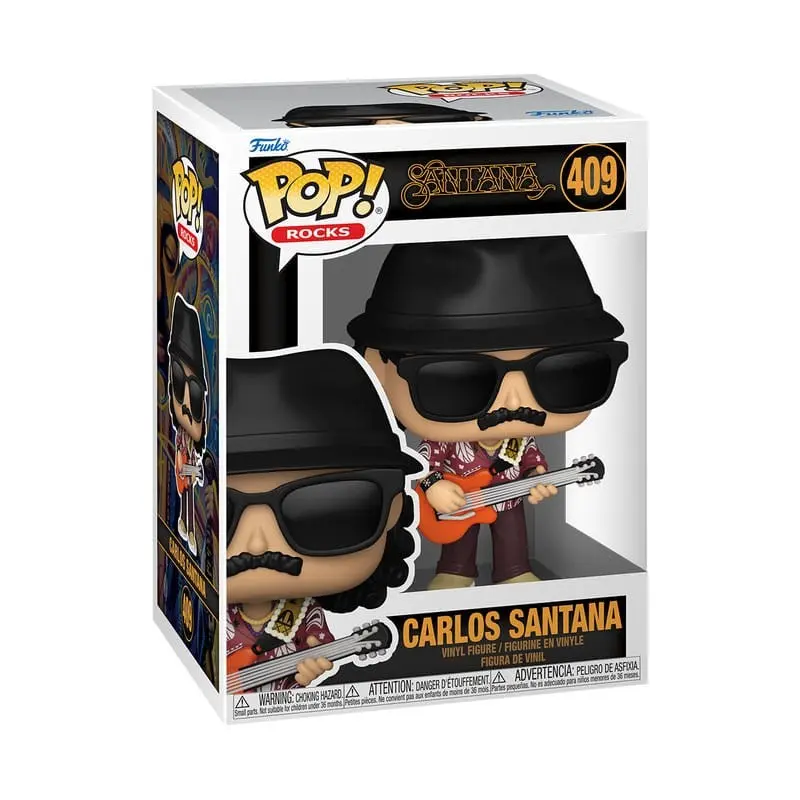 Carlos Santana POP! Rocks Vinyl Figurine Carlos Santana 9 cm | 0889698797122
