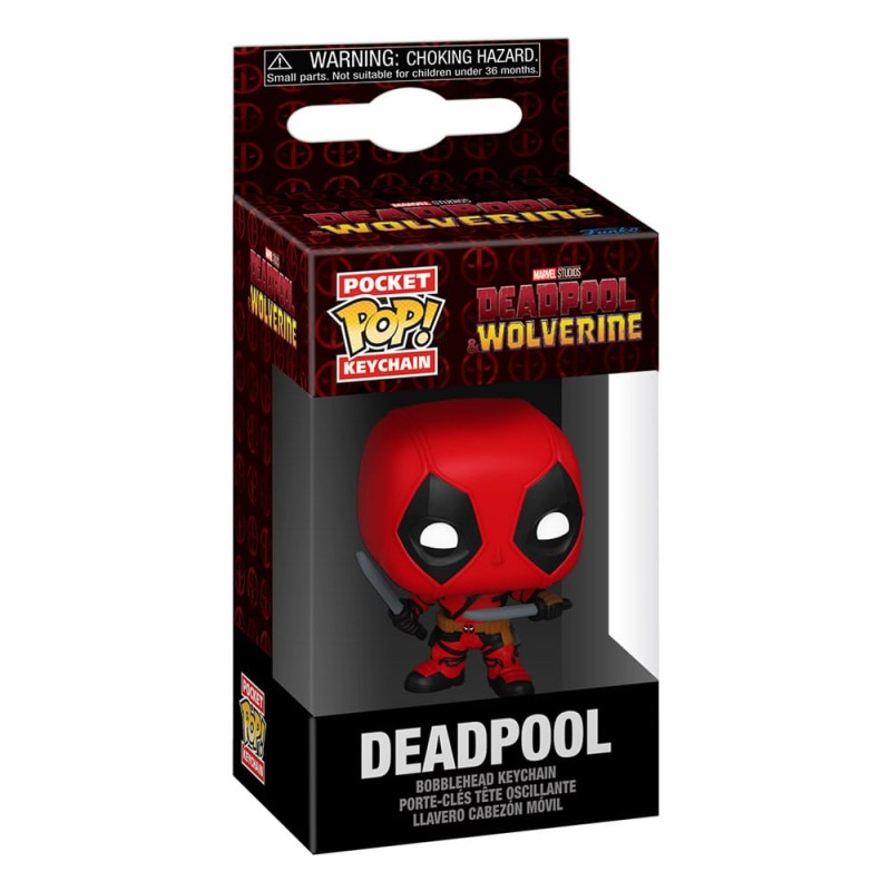 Deadpool 3 présentoir porte-clés Pocket POP! Viny Deadpool 4 cm (12)