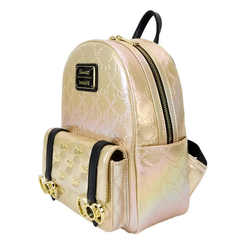 Hello Kitty 50th Anniversary by Loungefly sac à dos Mini Metallic Gold | 0671803530416