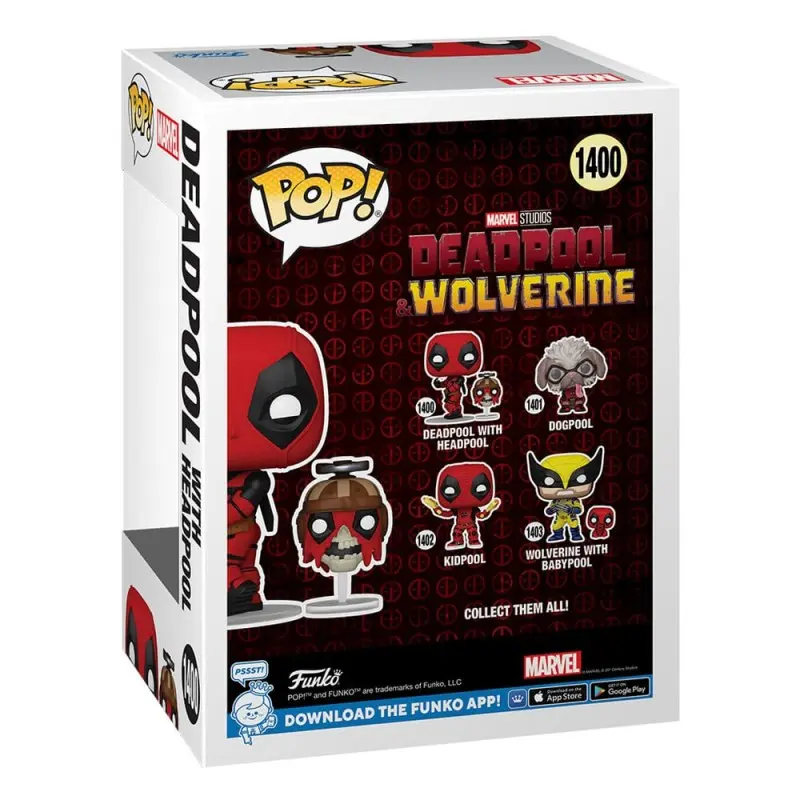 Deadpool 3 POP & Buddy! Vinyl figurine Deadpool w/Headpool 9 cm  | 0889698797689