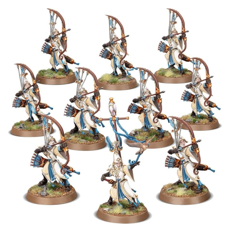 Jeu : Warhammer Age Of Sigmar - Lumineth Realm-Lords : Vanari Auralan Sentinels
éditeur : Games Workshop