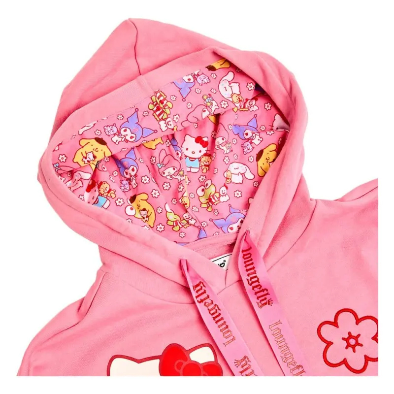 Sanrio by Loungefly sweater à capuche Unisexe Sanrio & Friends (L) | 0671803535183