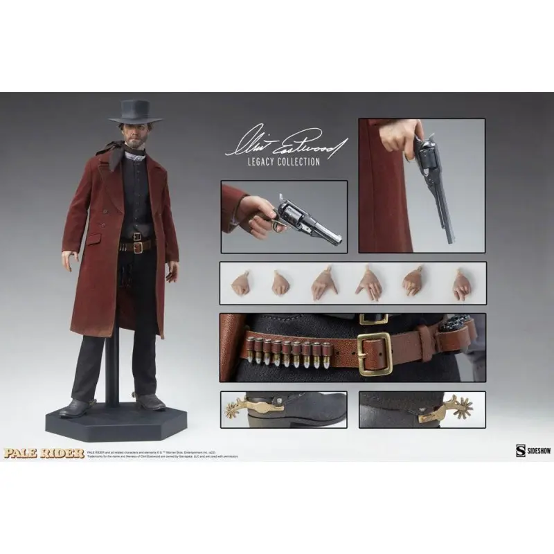 Pale Rider, le cavalier solitaire figurine 1/6 Clint Eastwood Legacy Collection The Preacher 30 cm | 0747720251366