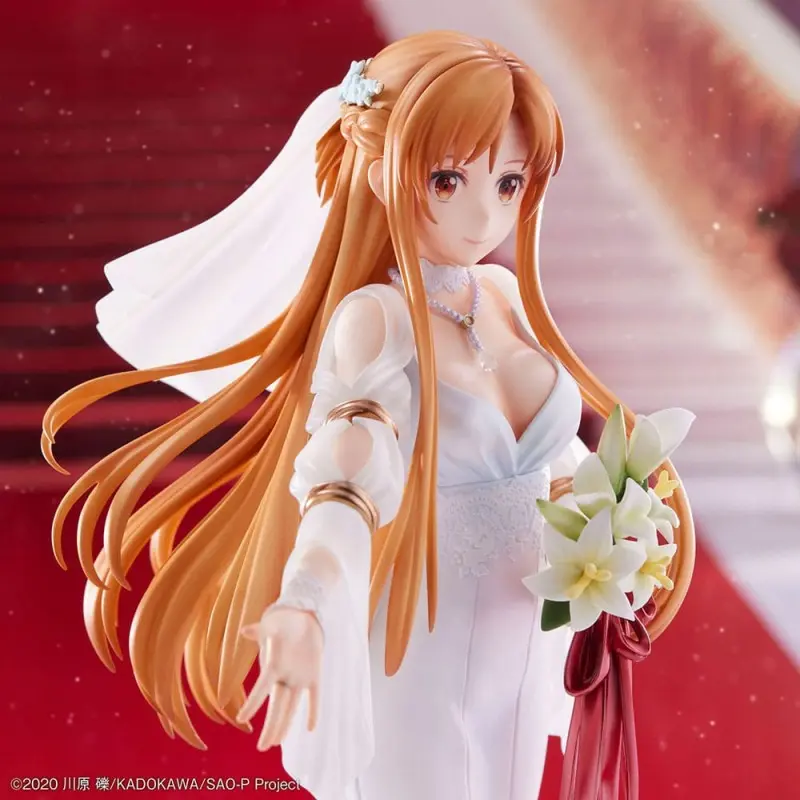 Sword Art Online statuette PVC 1/7 Asuna Wedding Ver. 25 cm | 4595643112198