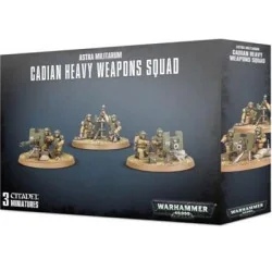 Jeu : Warhammer 40,000 - Astra Militarum : Cadian Heavy Weapon Squad éditeur : Games Workshop