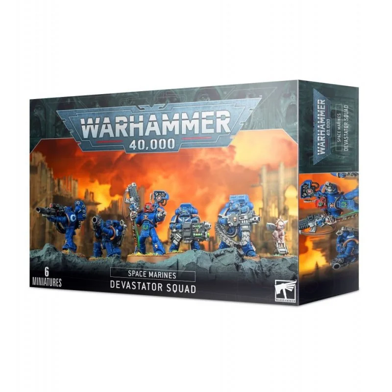 Jeu : Warhammer 40,000 - Space Marines : Devastator Squad éditeur : Games Workshop