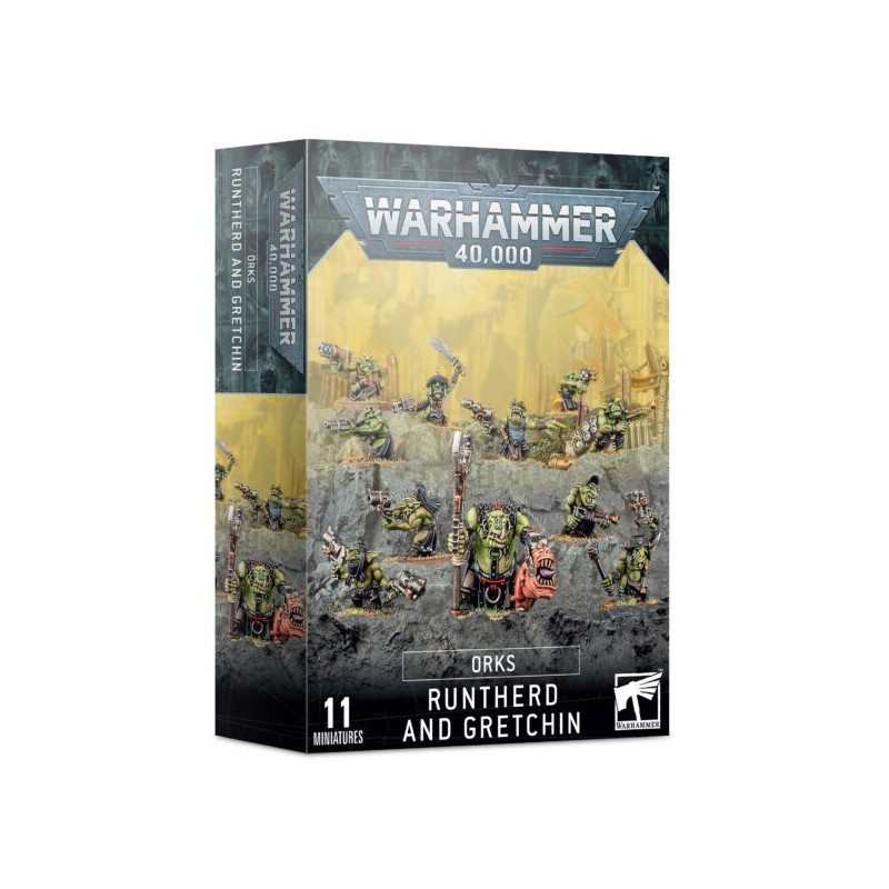 Jeu : Warhammer 40,000 - Orks : Runtherd and Gretchin éditeur : Games Workshop