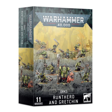 Jeu : Warhammer 40,000 - Orks : Runtherd and Gretchin éditeur : Games Workshop Jeu : Warhammer 40,000 - Orks : Runtherd and Gretchin éditeur : Games Workshop