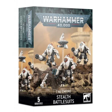 Jeu : Warhammer 40,000 - T'Au Empire : Stealth Battlesuits éditeur : Games Workshop Jeu : Warhammer 40,000 - T'Au Empire : Stealth Battlesuits éditeur : Games Workshop