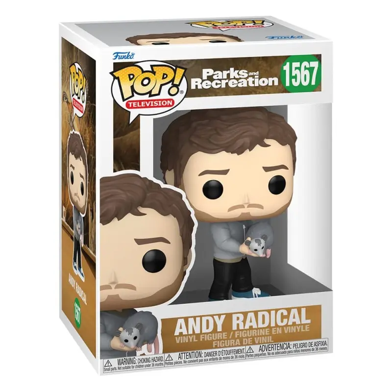 Parks and Recreation 15th Anniversary POP! TV Vinyl figurine Andy Radical 9 cm | 0889698801713