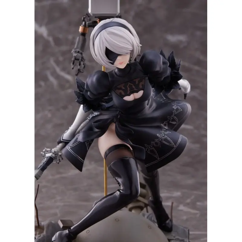 NieR:Automata 1/7 Statue PVC Ver1.1a 2B Deluxe Version 20 cm | 4534530758255