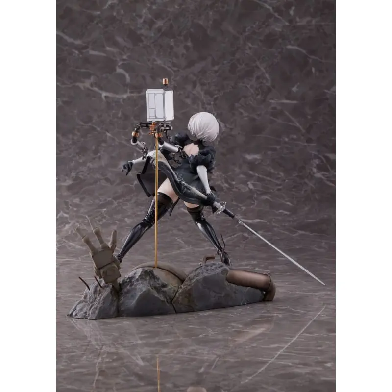 NieR:Automata 1/7 Statue PVC Ver1.1a 2B Deluxe Version 20 cm | 4534530758255