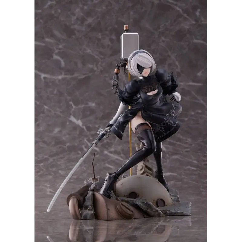 NieR:Automata 1/7 Statue PVC Ver1.1a 2B Deluxe Version 20 cm | 4534530758255