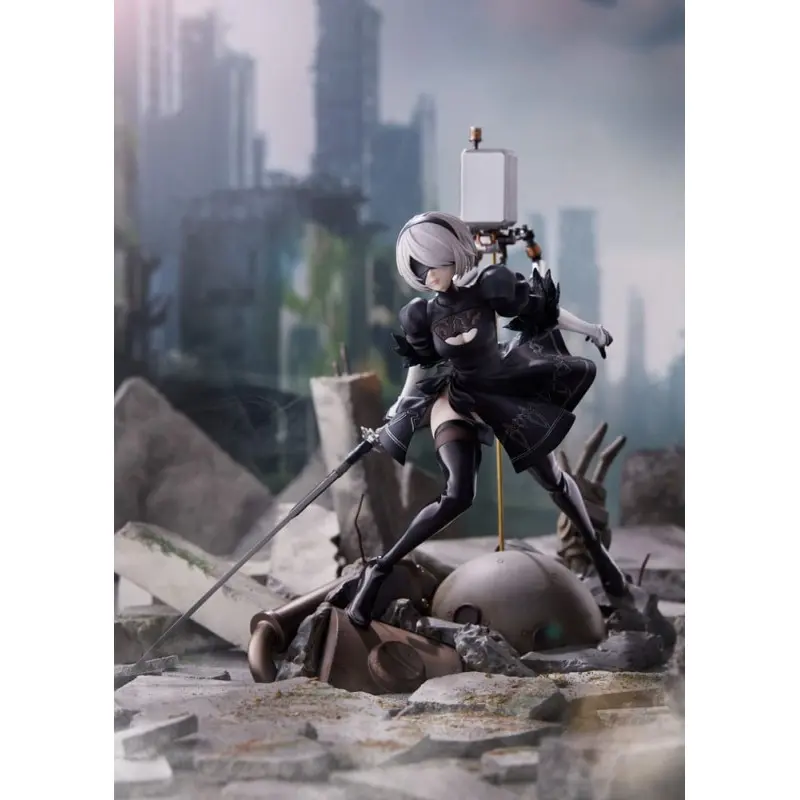 NieR:Automata 1/7 Statue PVC Ver1.1a 2B Deluxe Version 20 cm | 4534530758255