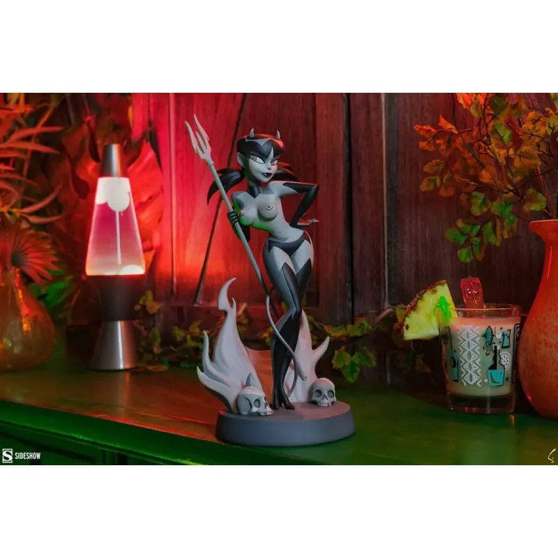 Original Artist Series statuette Devil Girl (Black and White Variant) 30 cm | 0747720277618
