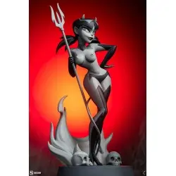 Original Artist Series statuette Devil Girl (Black and White Variant) 30 cm | 0747720277618