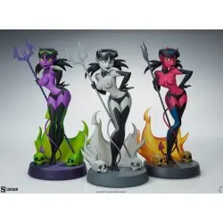 Original Artist Series statuette Devil Girl (Black and White Variant) 30 cm | 0747720277618