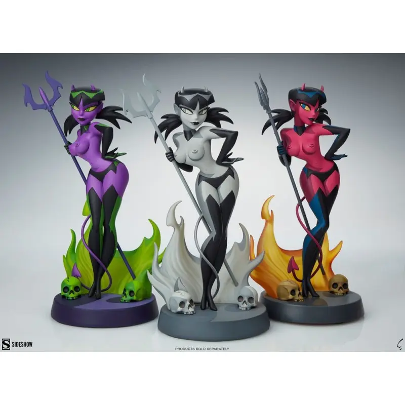 Original Artist Series statuette Devil Girl (Black and White Variant) 30 cm | 0747720277618