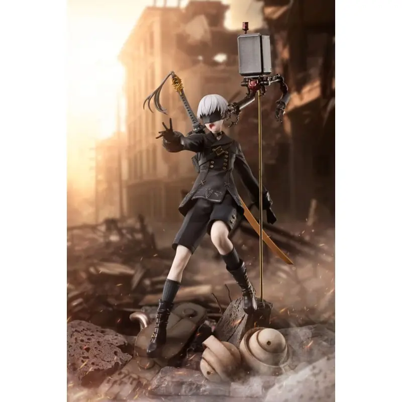 NieR:Automata 1/7 Statue PVC 9S Deluxe Version 23 cm | 4534530758262