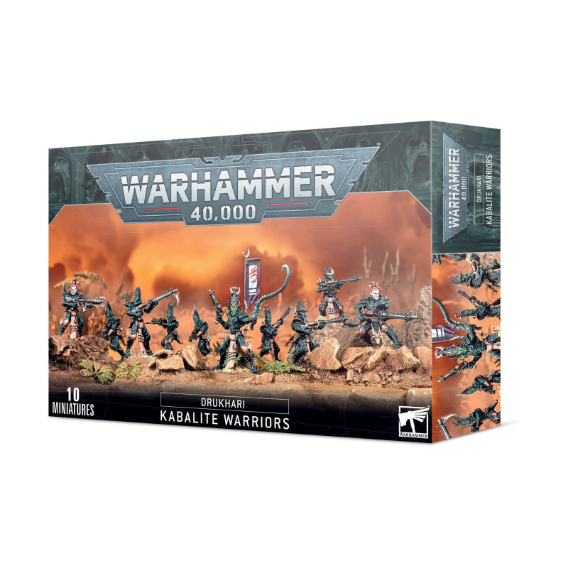 Jeu : Warhammer 40,000 - Drukhari : Kabalite Warriors éditeur : Games Workshop