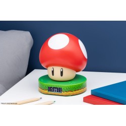 Super Mario réveil lumineux Super Mushroom