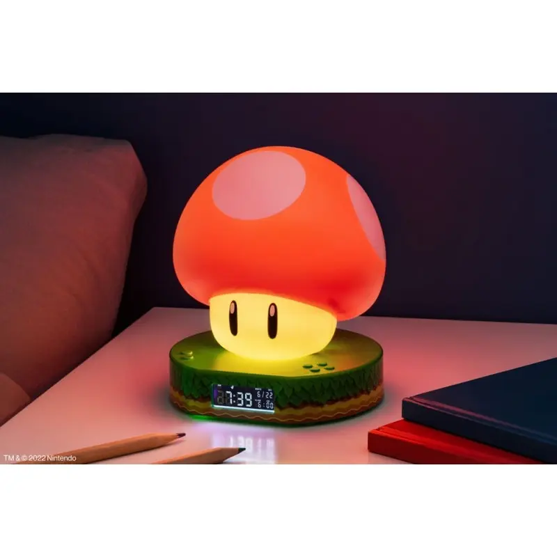 Super Mario réveil lumineux Super Mushroom | 5055964792503