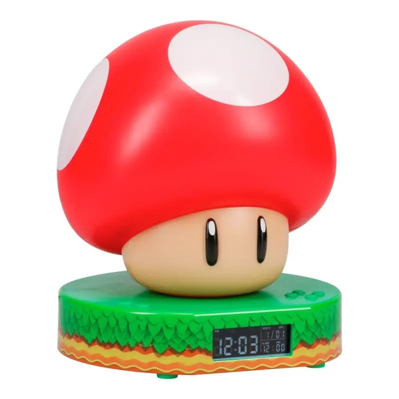 Super Mario réveil lumineux Super Mushroom | 5055964792503