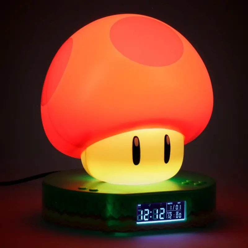 Super Mario réveil lumineux Super Mushroom | 5055964792503