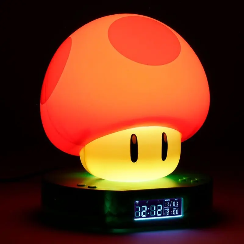 Super Mario réveil lumineux Super Mushroom | 5055964792503
