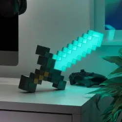 Minecraft lampe Épée en diamant 40 cm | 5056577728026