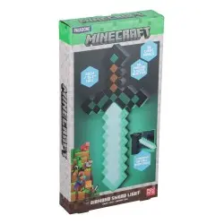 Minecraft lampe Épée en diamant 40 cm | 5056577728026
