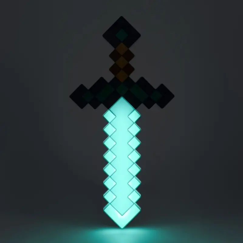 Minecraft lampe Épée en diamant 40 cm | 5056577728026
