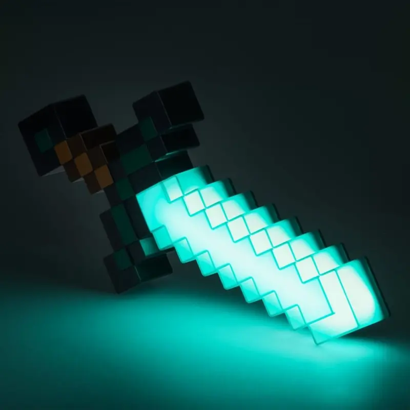 Minecraft lampe Épée en diamant 40 cm | 5056577728026