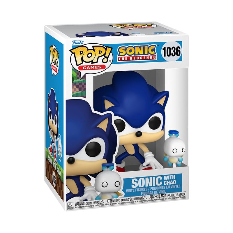 Sonic The Hedgehog POP & Buddy! Vinyl figurine Sonic w/ Chao 9 cm 