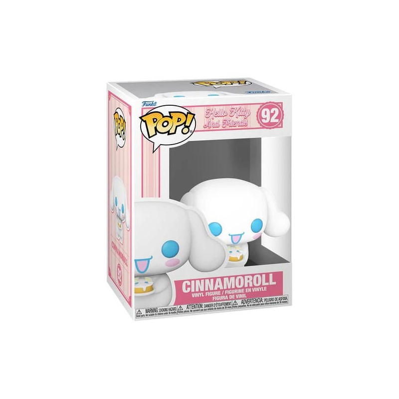 Hello Kitty Figurine POP! Sanrio Vinyl Cinnamaroll with Dessert 9 cm