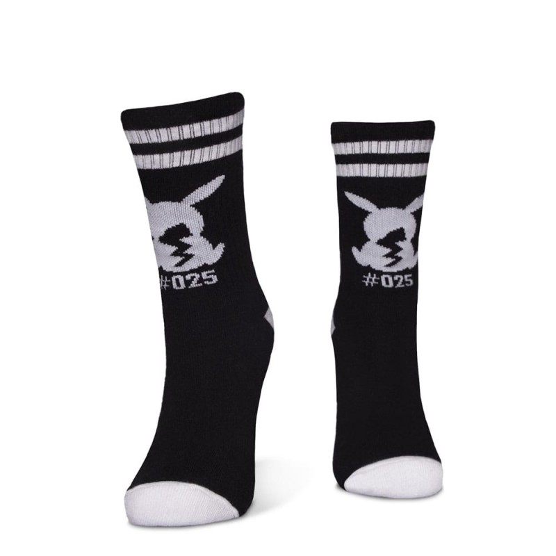 Pokemon pack 3 paires de chaussettes Pikachu Pokeball 39-42