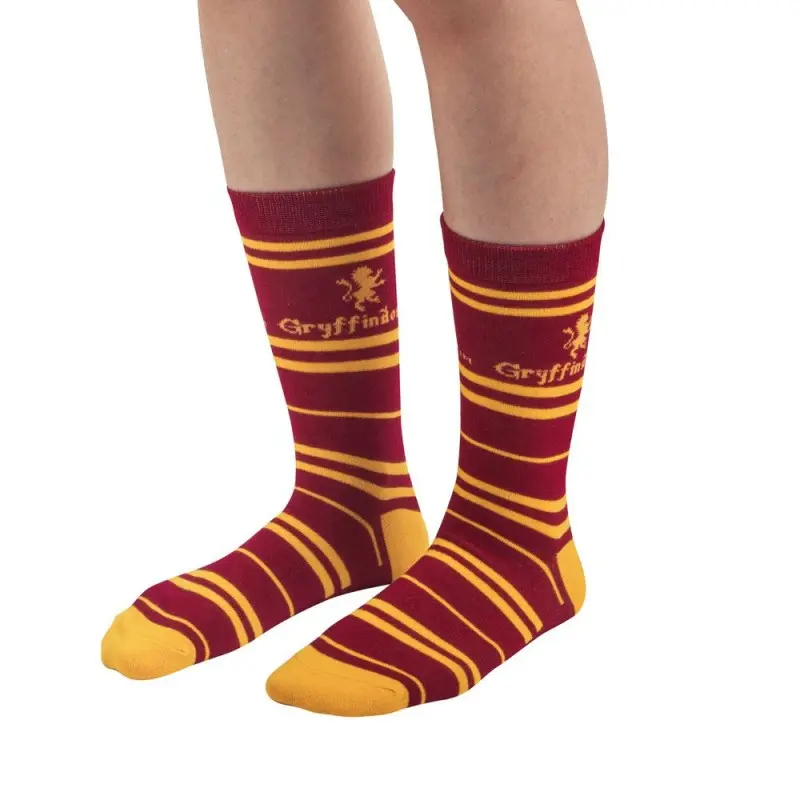 Harry Potter pack 3 paires de chaussettes Gryffindor | 4895205602700