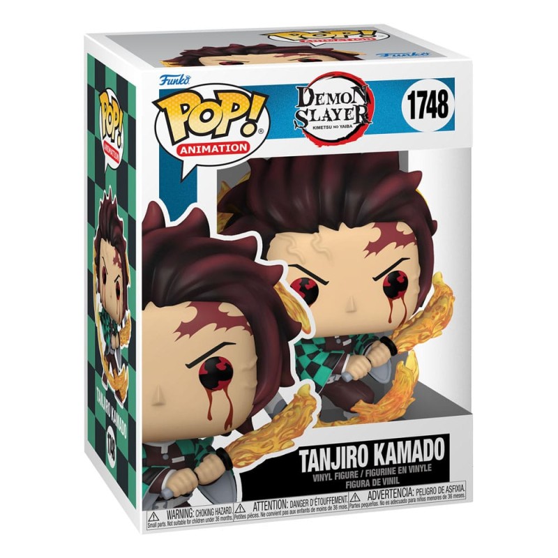 Demon Slayer: Kimetsu no Yaiba POP! Animation Vinyl figurines Tanjiro(Sun Breathing) 9 cm 