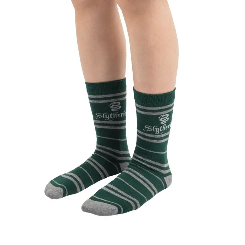 Harry Potter pack 3 paires de chaussettes Slytherin  | 4895205602717