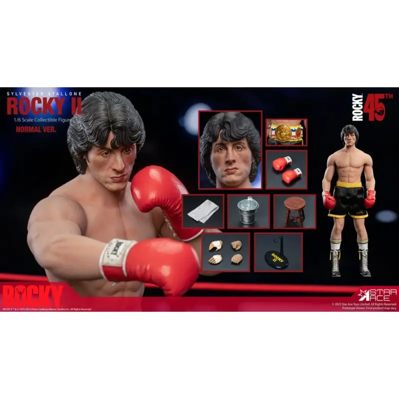 Rocky II statuette 1/6 Rocky Normal Version 30 cm | 4897057881333