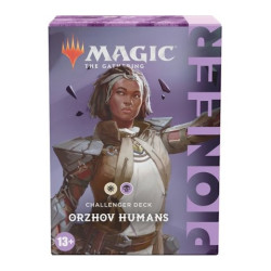 jcc / tcg : Magic The Gathering Pioneer Challenger Deck 2022 ( Orzhov Humans ) ENG Wizards of the Coast version anglaise