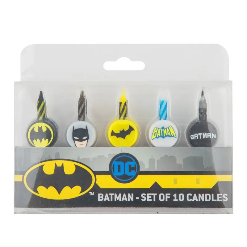 DC Comics pack 10 bougies Batman | 4895205603882