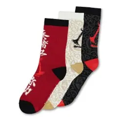 Assassin´s Creed Shadows pack 3 paires de chaussettes Crew 39-42 | 8718526215069