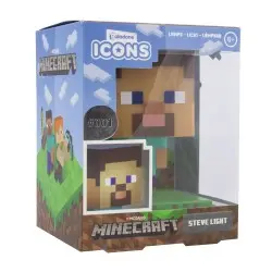 Minecraft veilleuse 3D Icon Steve | 5055964742287