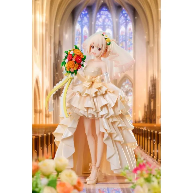 Lycoris Recoil statuette PVC 1/7 Chisato Nishikigi Wedding dress Ver. 26 cm | 4534530788177