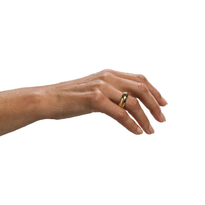 Le Seigneur des Anneaux bague tungstène Anneau Unique (plaqué or) Taille 11