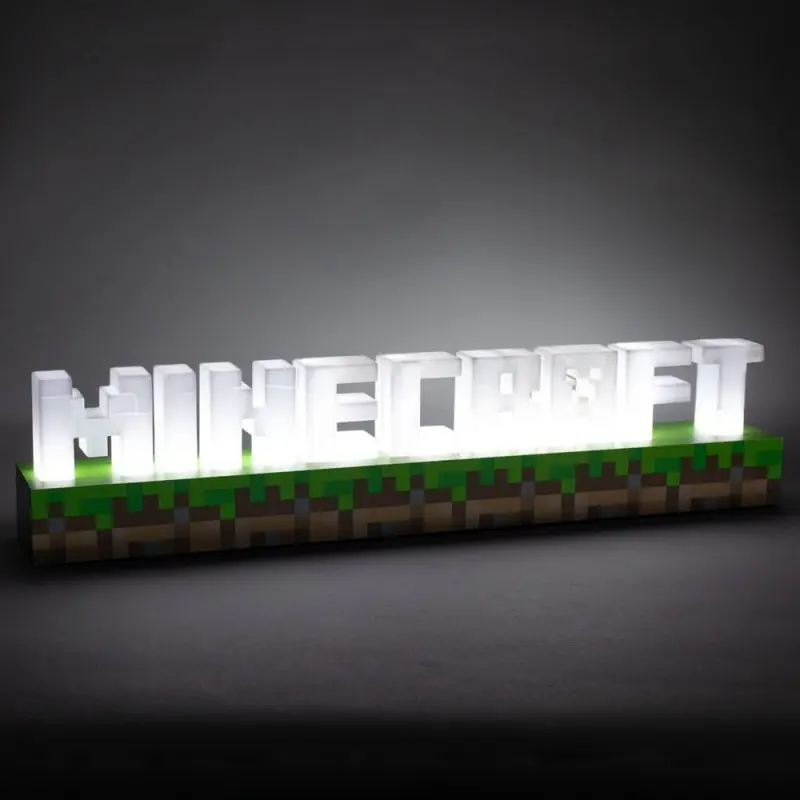 Minecraft lampe Logo 41 cm | 5055964775476