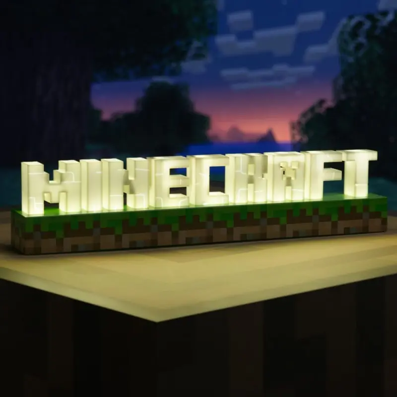 Minecraft lampe Logo 41 cm | 5055964775476